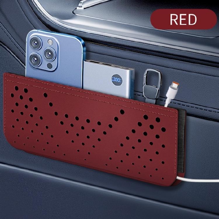 Modern Design Convenient Car Storage Pouches Solution Adhesive Net Bag for Phones Miscellaneous Items and Everyday Items