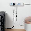 1 Set Self Adhesive Power Strip Holder No Drill Removable For Home Office Dorm Kitchen