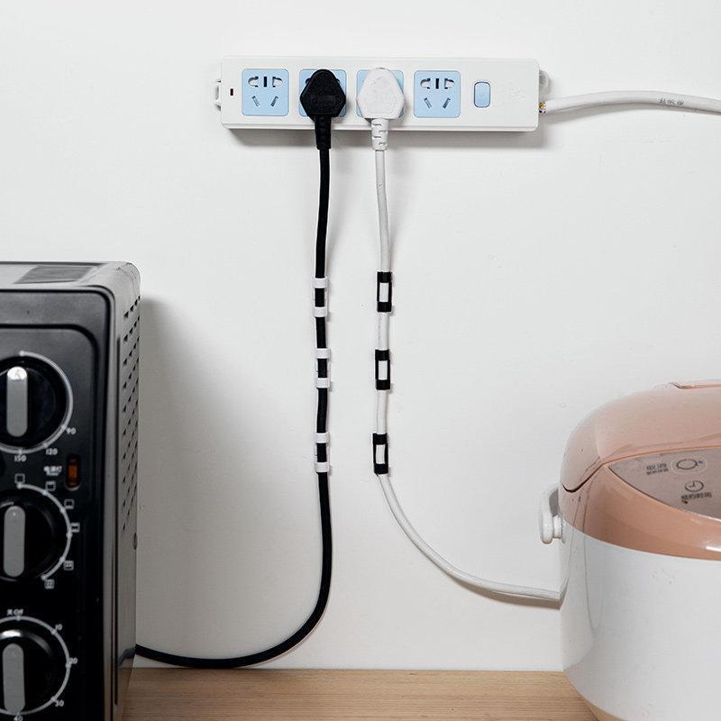 1 Set Self Adhesive Power Strip Holder No Drill Removable For Home Office Dorm Kitchen