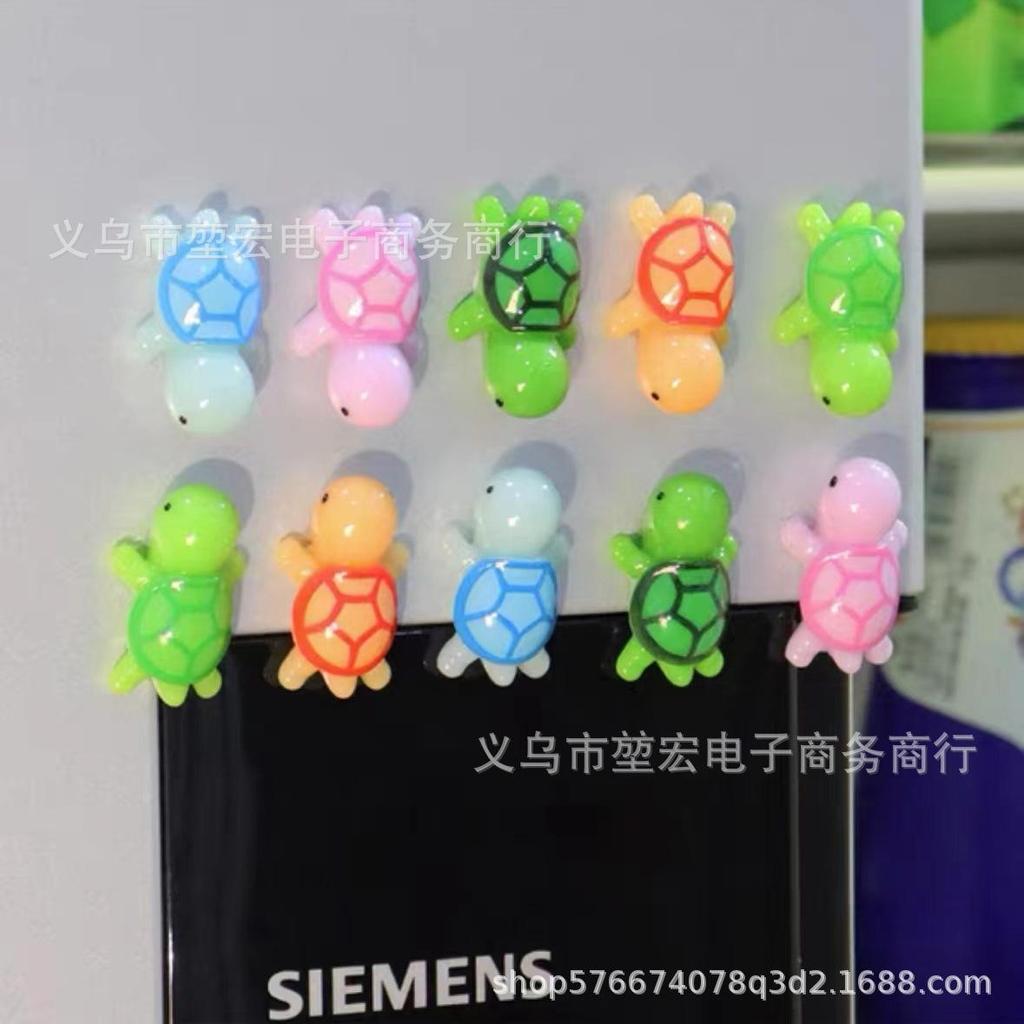 Mini Size Cute Turtle Refrigerator Magnet Kitchen Office Whiteboard Decoration Tortoise Refrigerator Magnet