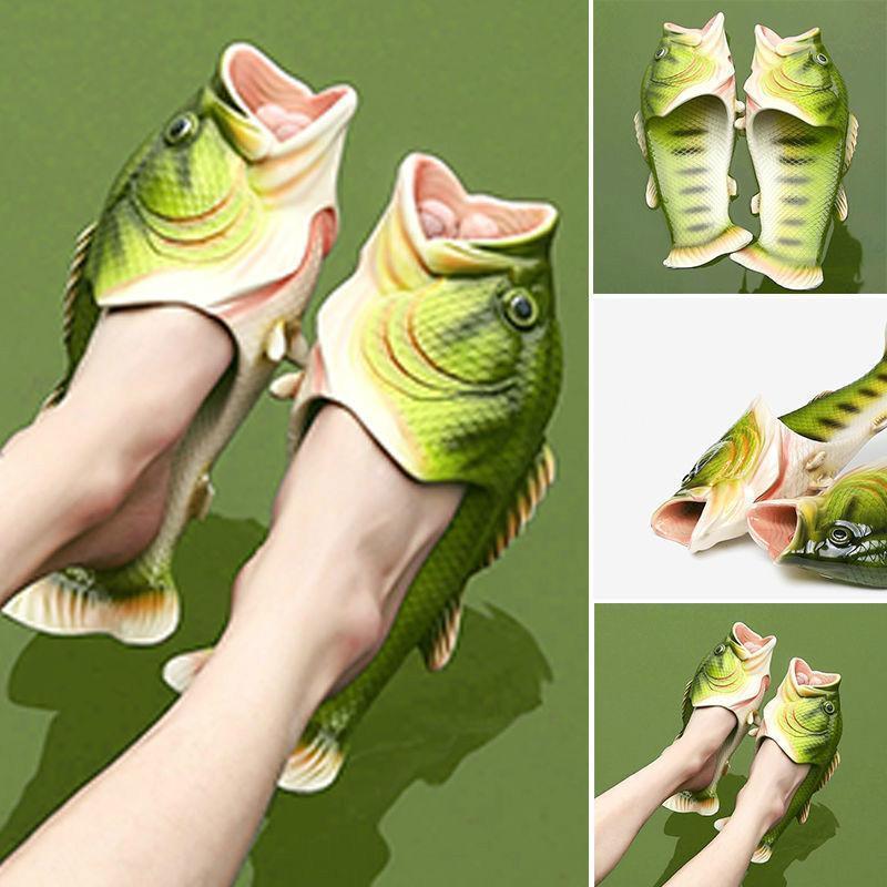 Fun And Funky Fish Slipper Sandals For Adults And Kids