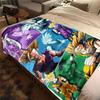 1PC DRAGON BALL  Print Flannel Blanket, High Quality All Seasons, Home Decor, Warmth and Comfort, Perfect for Christmas Gifts