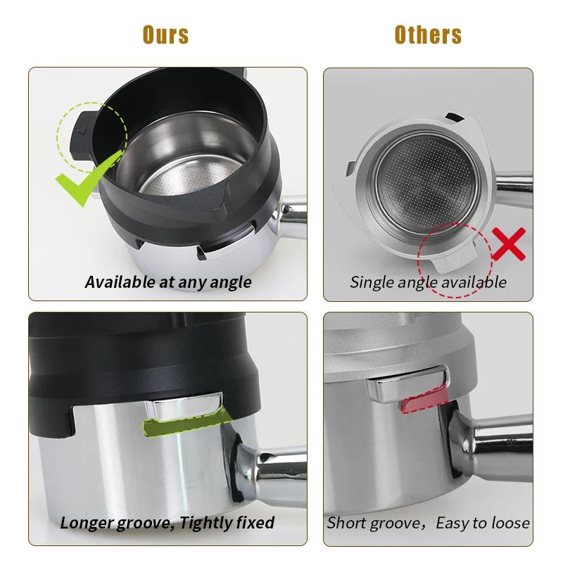 Coffee Dosing Ring 54mm Espresso Funnel For Breville Sage 8 Series Portafilter Aluminum Coffeeware Accessories Barista Tools