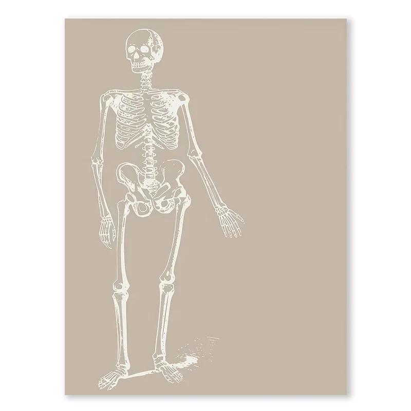 Funny Pink Halloween Poster Witch Gothic Ghost Skull Wall Art Canvas Painting Nordic Modern Festival Living Room Bedroom Decor