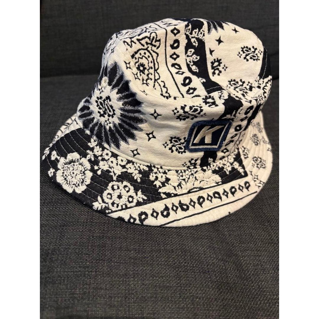 Used KITH bucket hat bandana pattern