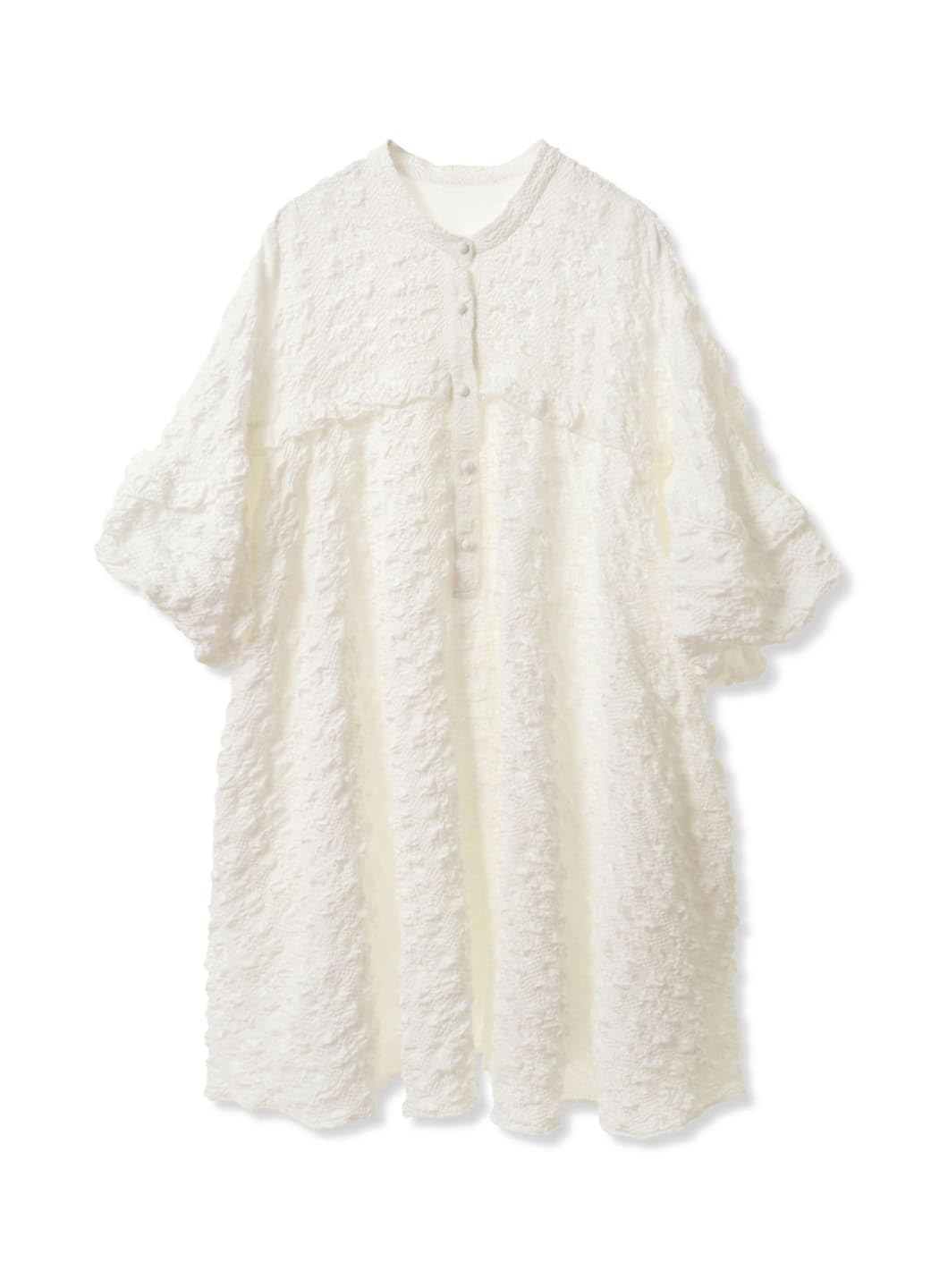 

Повседневное мини-платье [Koel] из попкорна, Платье, Женское белый