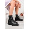 Women's Genuine Leather Thick Soled Casual  Boots