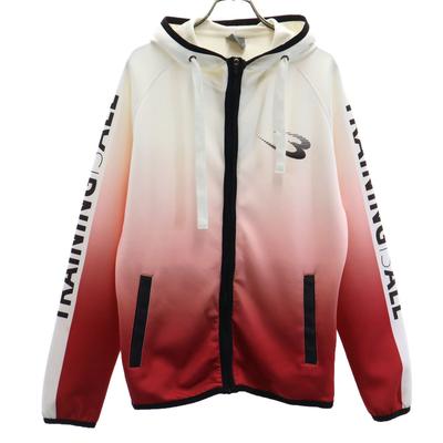 BODYMAKER Zip Hoodie M Reddish Jersey Men's Used