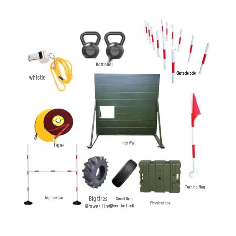 Integrated 400-Meter Obstacle Course Trainer