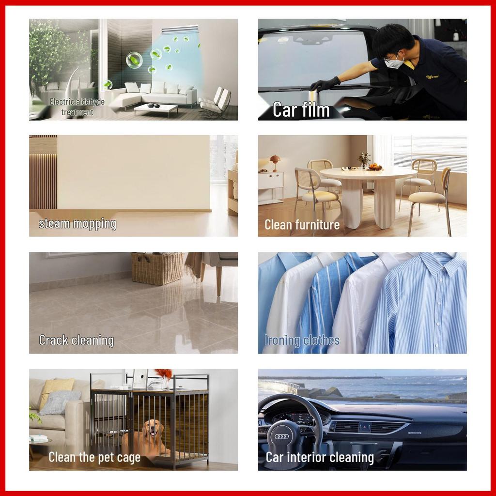 Hochdruck-Dampfreiniger: Antibakterieller Milbenentferner für Küche & Klimaanlagen