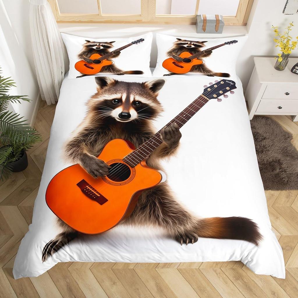 Comforter Raccoon Galaxy Bedding Set Queenstarry Sky Comforter Set For Child Teen Roomwild Animal Ferret
