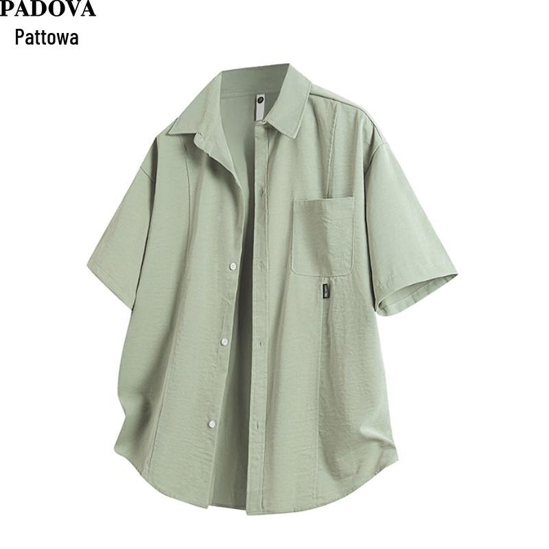 Patova Men s Casual Short Sleeve Workwear Shirt M