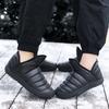 Winter Men Waterproof Ankle Boots Lightweight Men Sneakers Snow Boots Outdoor Couple Warm Cotton Boots Keep Warm Sandproof Shoes