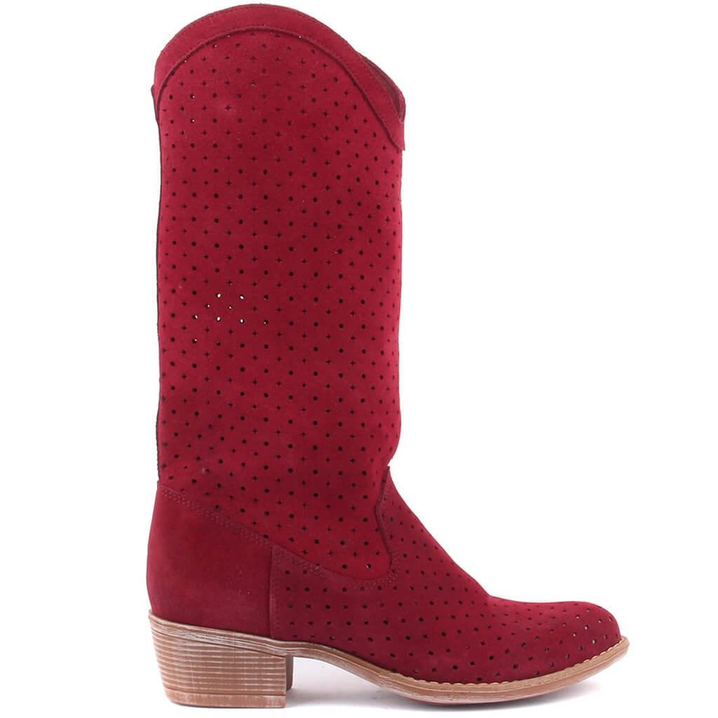 Bota de verano de nubuck para mujer sin cremallera comprar a buen precio —  entrega gratuita, reseñas reales con fotos — Joom