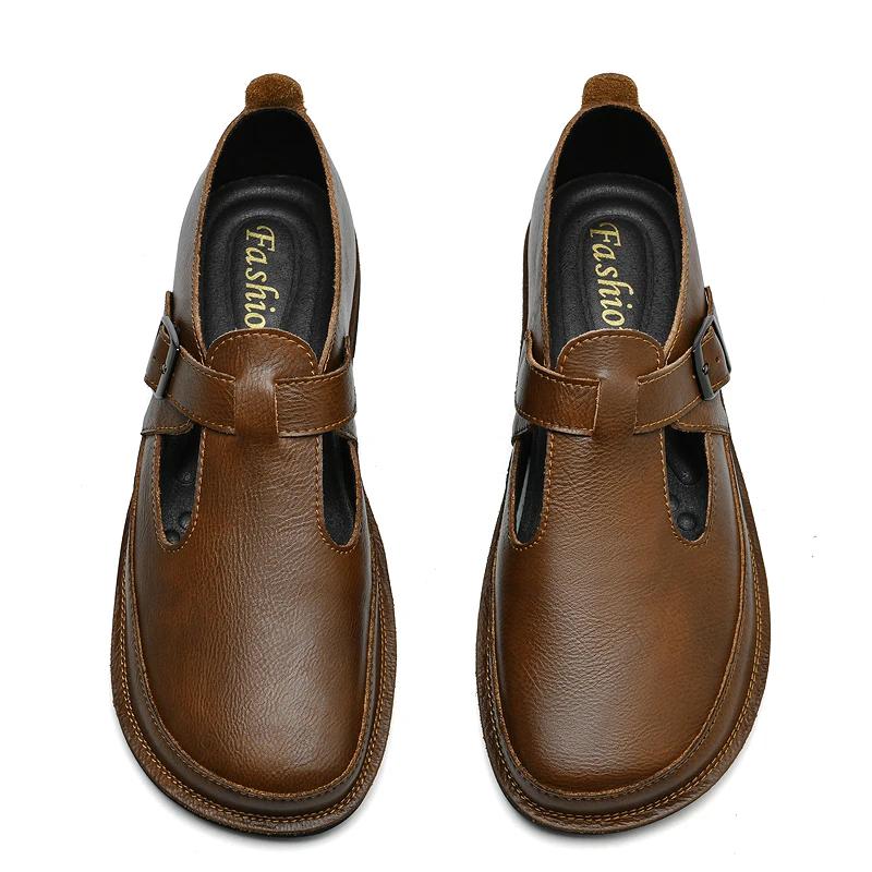 Fashion New Arrival Men Casual Shoes Everyday Slip on Flats Comfortable Man Loafers Non-Slip Comfy Driving Shoes Walking Shoes Moccasins