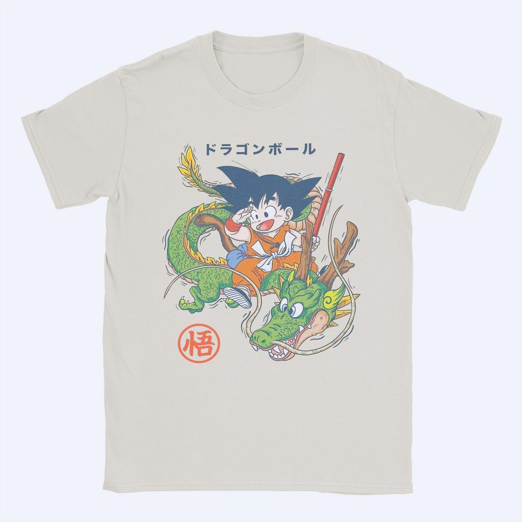 Ummer Anime TShirt Men Dragon Ball Z Goku Shenron Graphic Short Sleeve Casual Streetwear Loose Fit Japanese Manga Fan Top