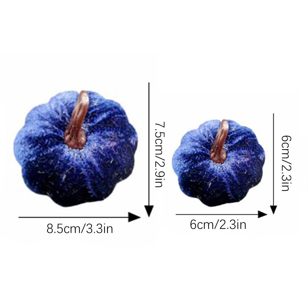 Fake Pumpkins Ornaments Home Party Vintage Style Pumpkins Props Ornaments For Fall Winter Decoer