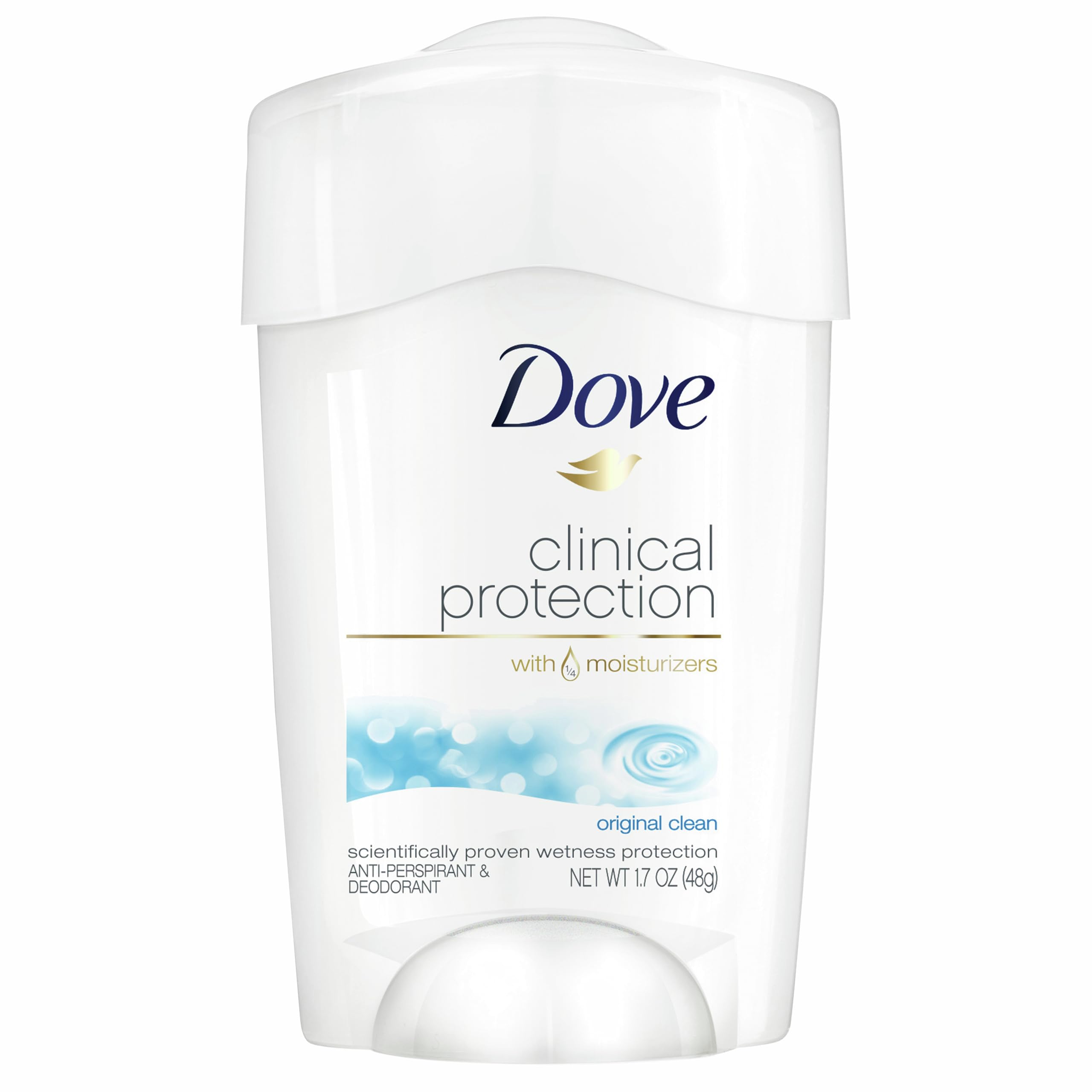 

Dove Clinical Protection Antiperspirant Deodorant, Original Clean 1.7 oz by Dove