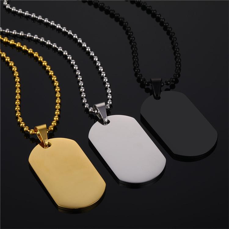Women's Fashion Geometric Stainless Steel Sweater Chain Necklace Pendant Jewelry