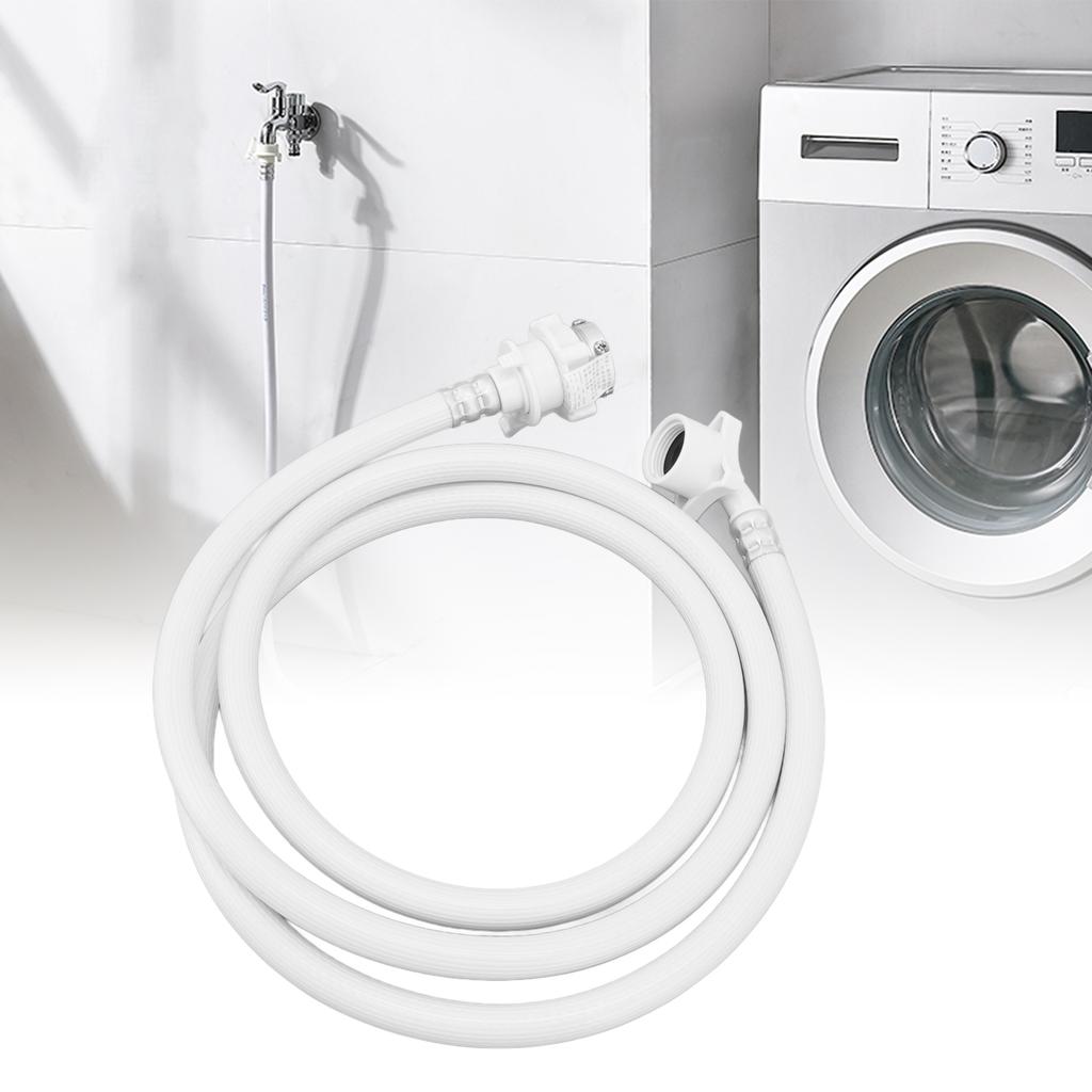Washing Machine Water Inlet Hose Burst Proof PVC Water Pipe with Metal Connector for   Automatic Washing Machine