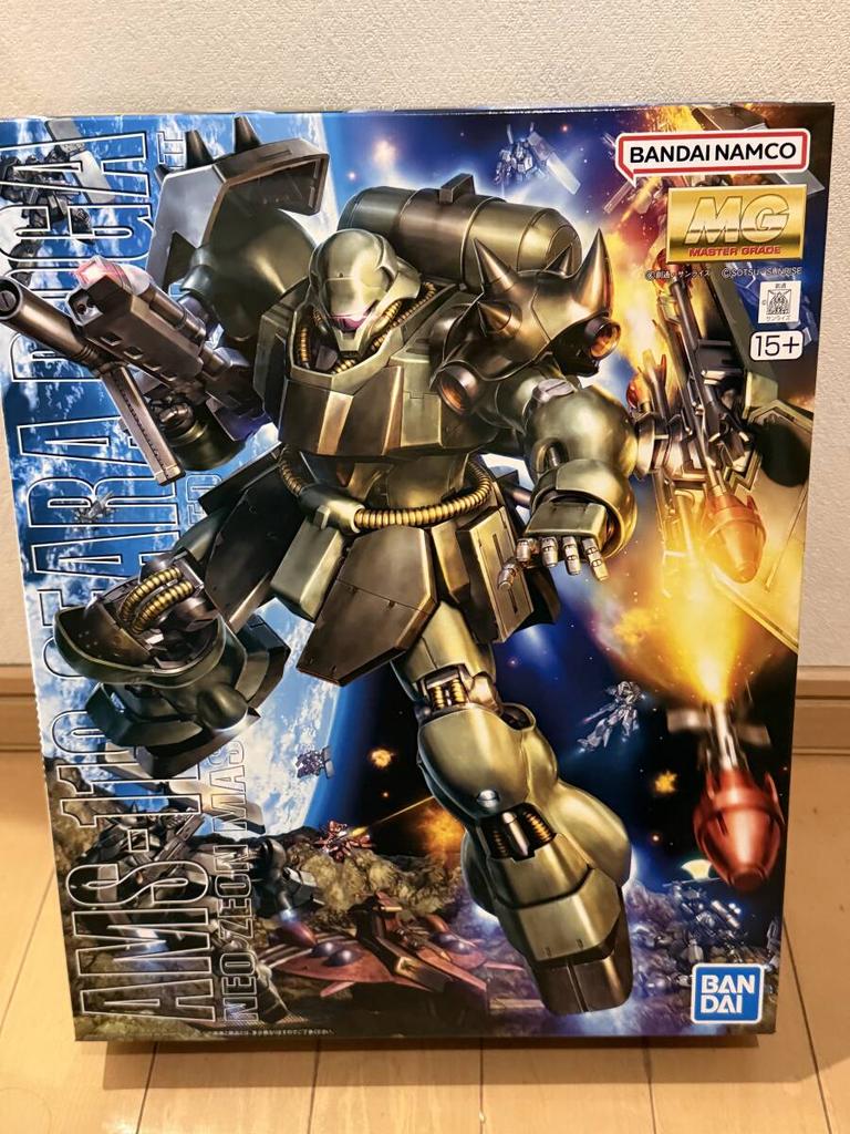 Bandai Brand Unopened Mobile Suit Counterattack MG Geara Doga New, Gundam Char's 1/100