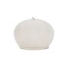 VARZAR VA Studded Wool Combo Newsboy Cap Ivory