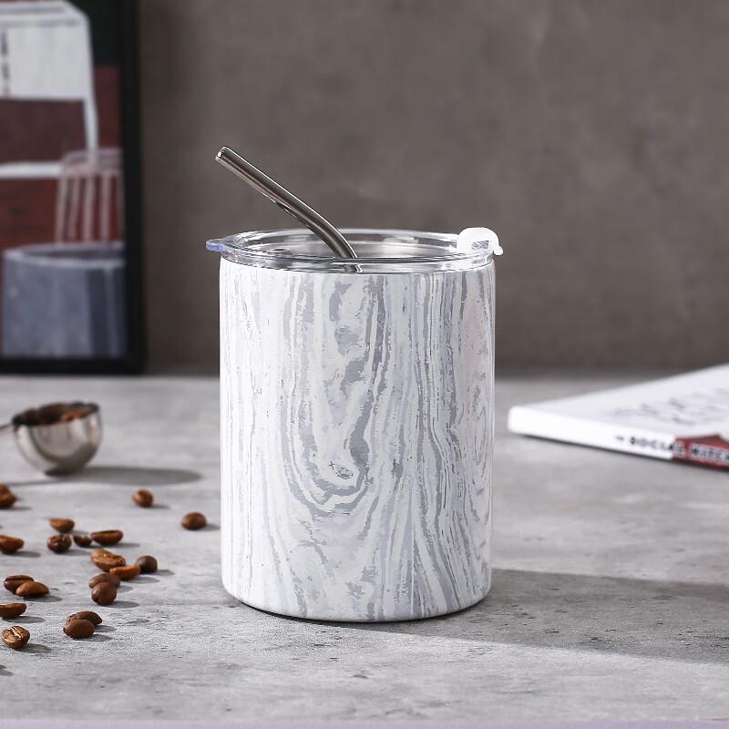 SX 304 Stainless Steel Insulated Coffee Mug with Straw