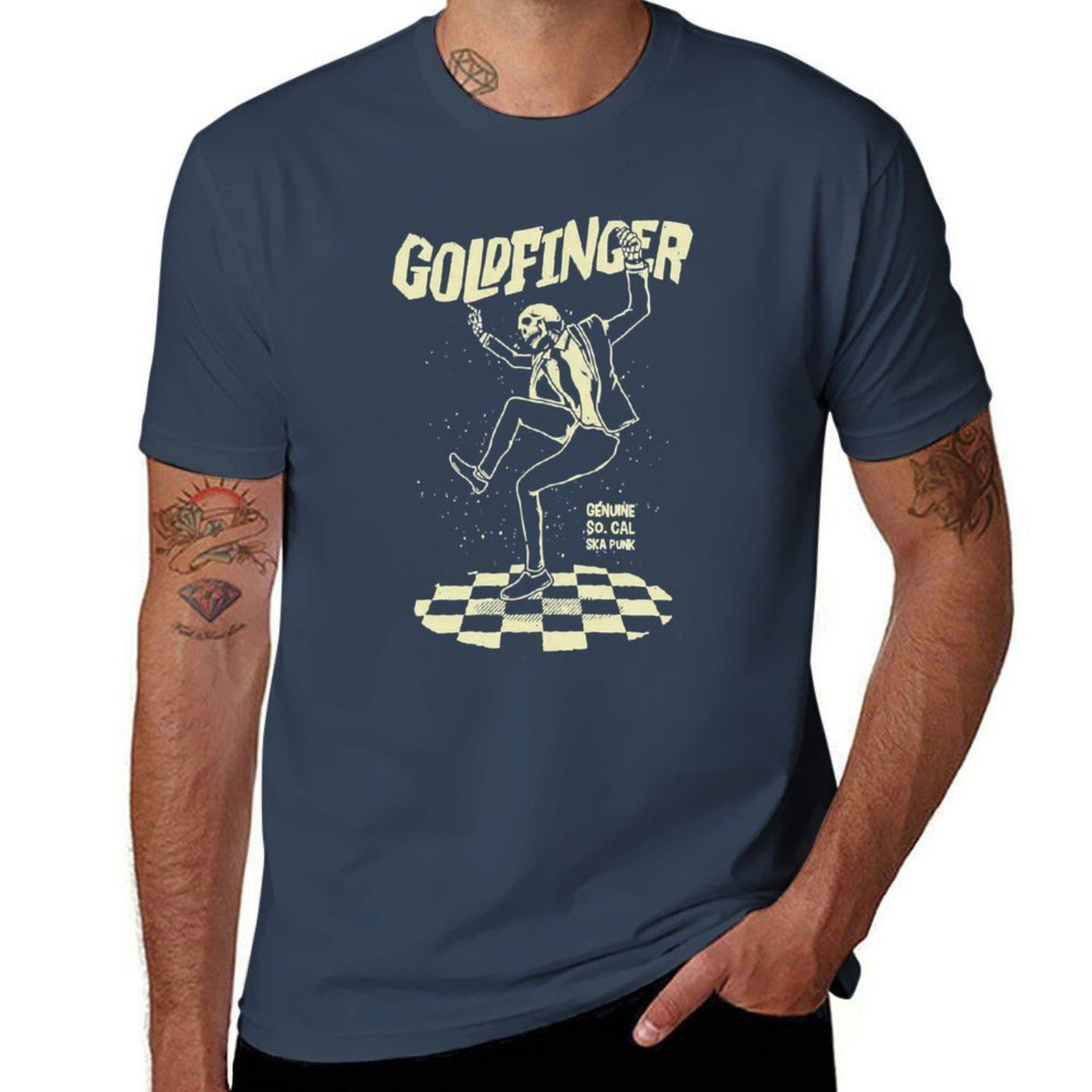 Funny Graphic Gift Goldfinger Genuine Ska Punk More Then Awesome TShirt Unisex t shirts cotton TShirt S