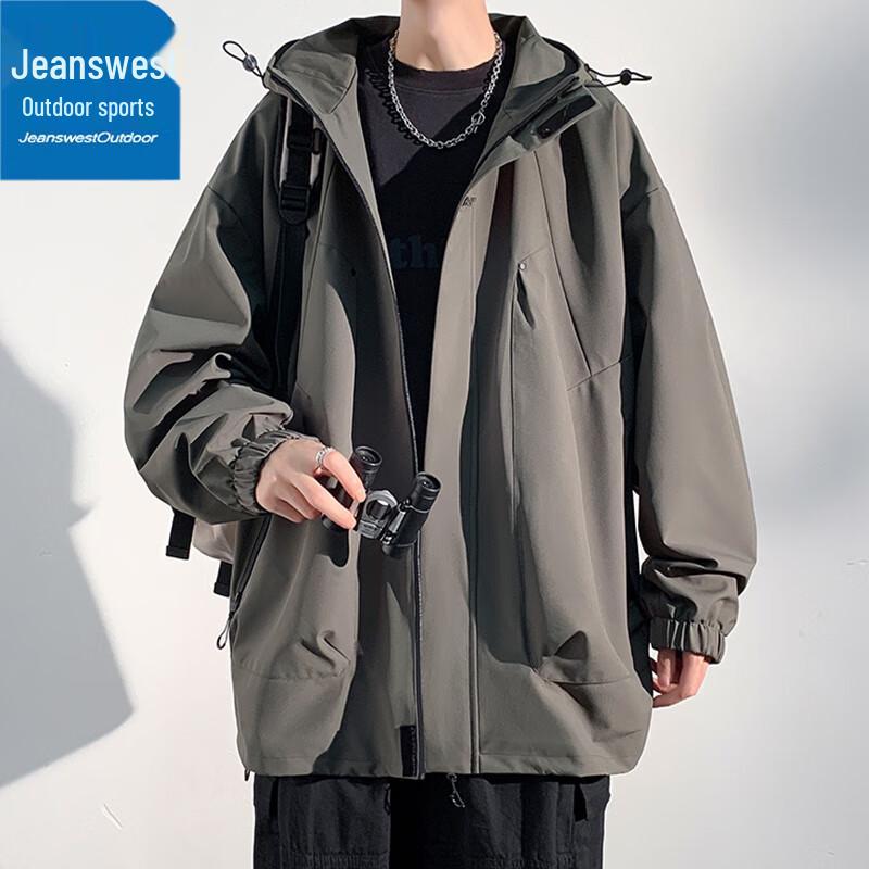 Jeanswest Men's Casual Outdoor Lapel Jacket