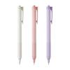 Tombow MONO Graph Lite Oil-based Ballpoint Pen, 0.38mm, Black Ink, Smoky Color Barrel, Assorted 3-Pa