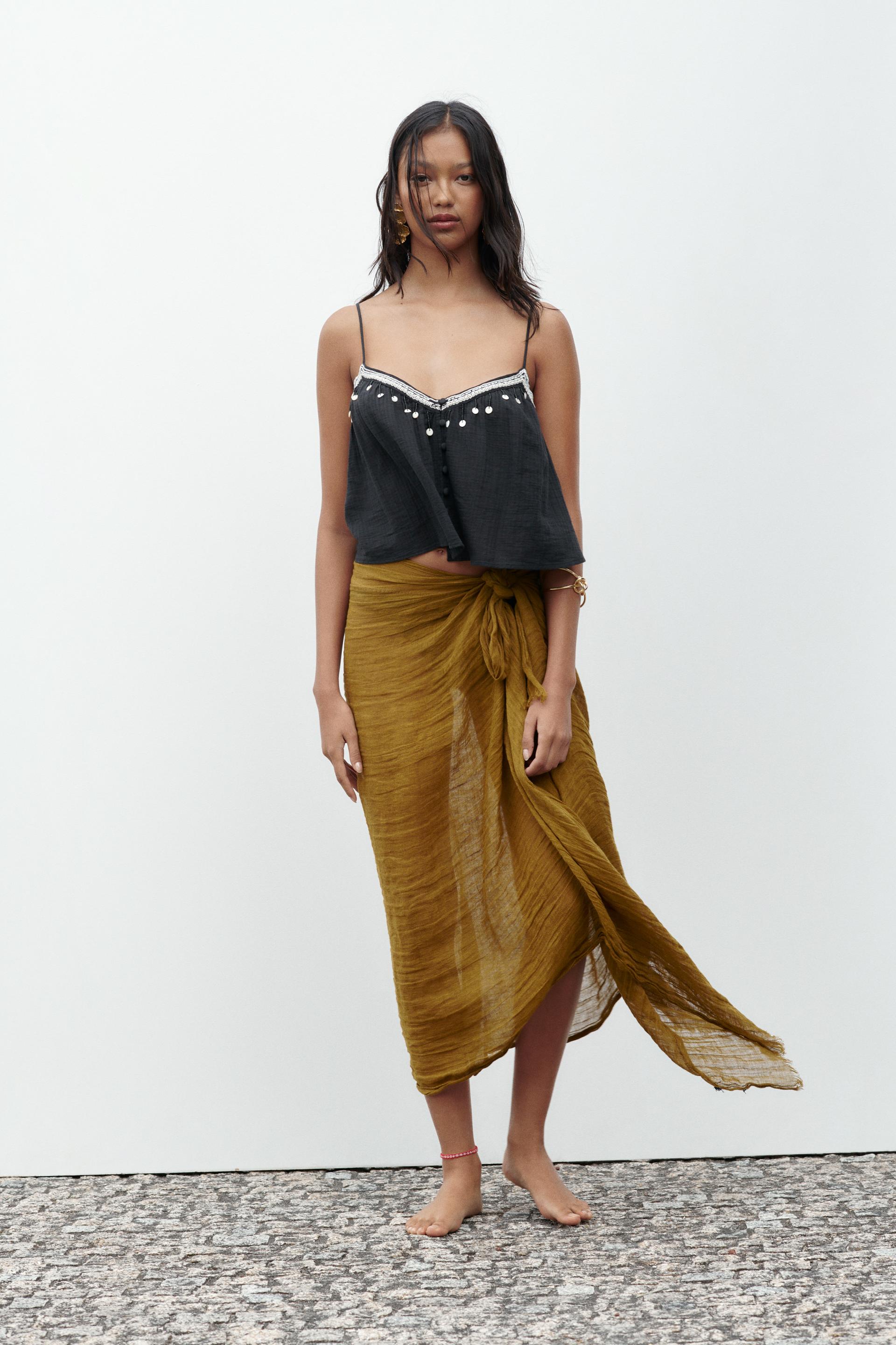 

ТОП ИЗ БИСЕРА С бахромой