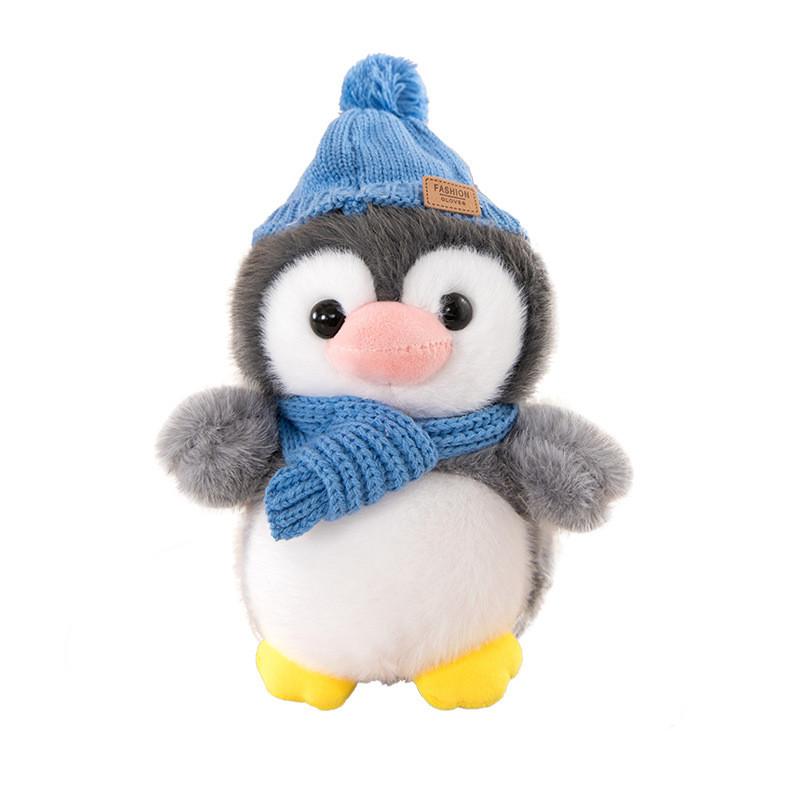 Panda Penguin Plush Toy With Scarf 25cm Kids Gift For Collectors And Decorations