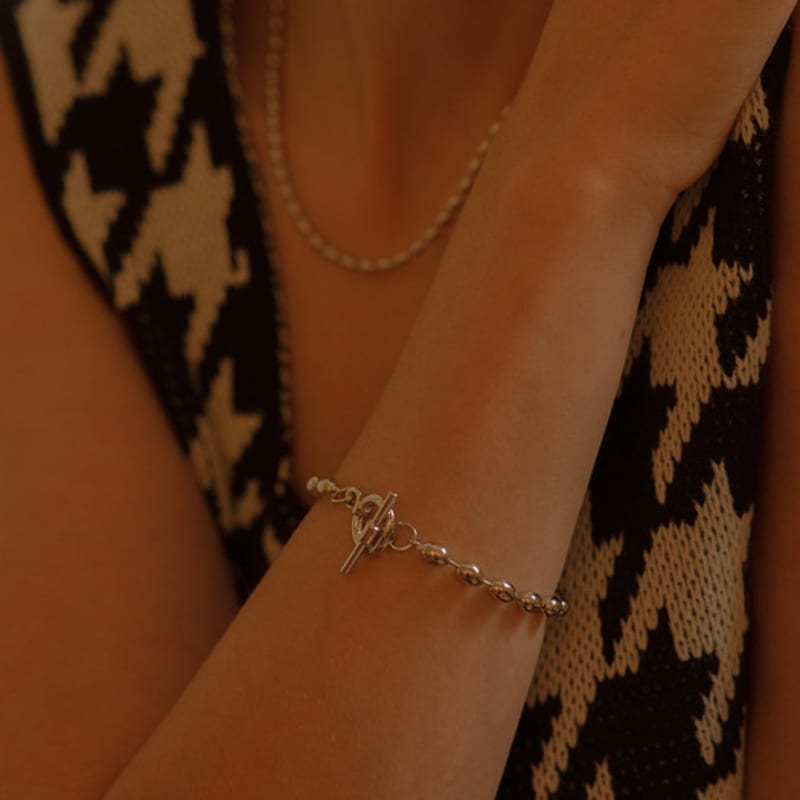 Shertz Oval Ball Chain Medium Bracelet