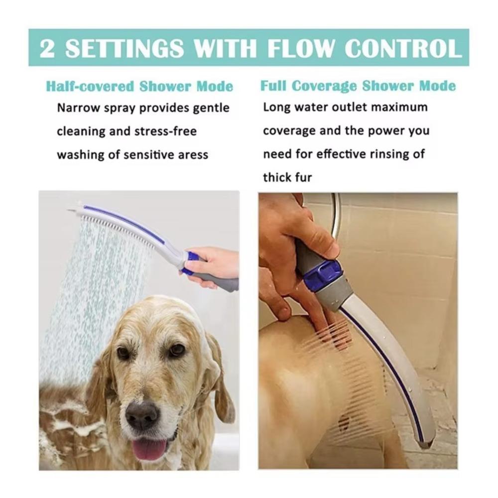 Adjustable Pet Bathing Sprayer With Flex Hose Dog Washing Sprayer  Pet Cleaning Supplies