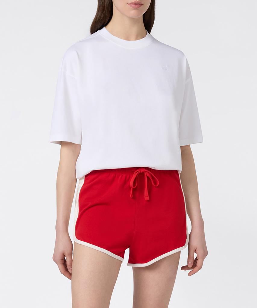 CHAMPION Women'S Color Block Dolphin Shorts Red