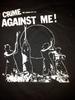 AGAINST ME Crime Tshirt Punk / Folk-punk Band