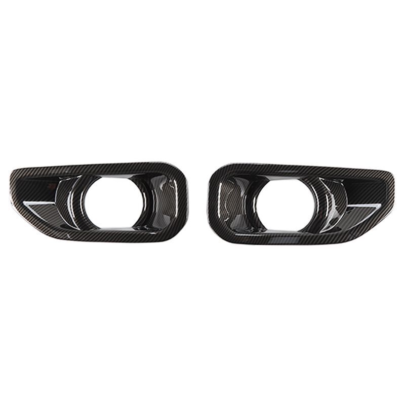 JeCar Car Front Bumper Fog Light Cover Lamp Hoods Decoration For Jeep Wrangler JL JT Gladiator 2018 Up Car Exterior Accessories