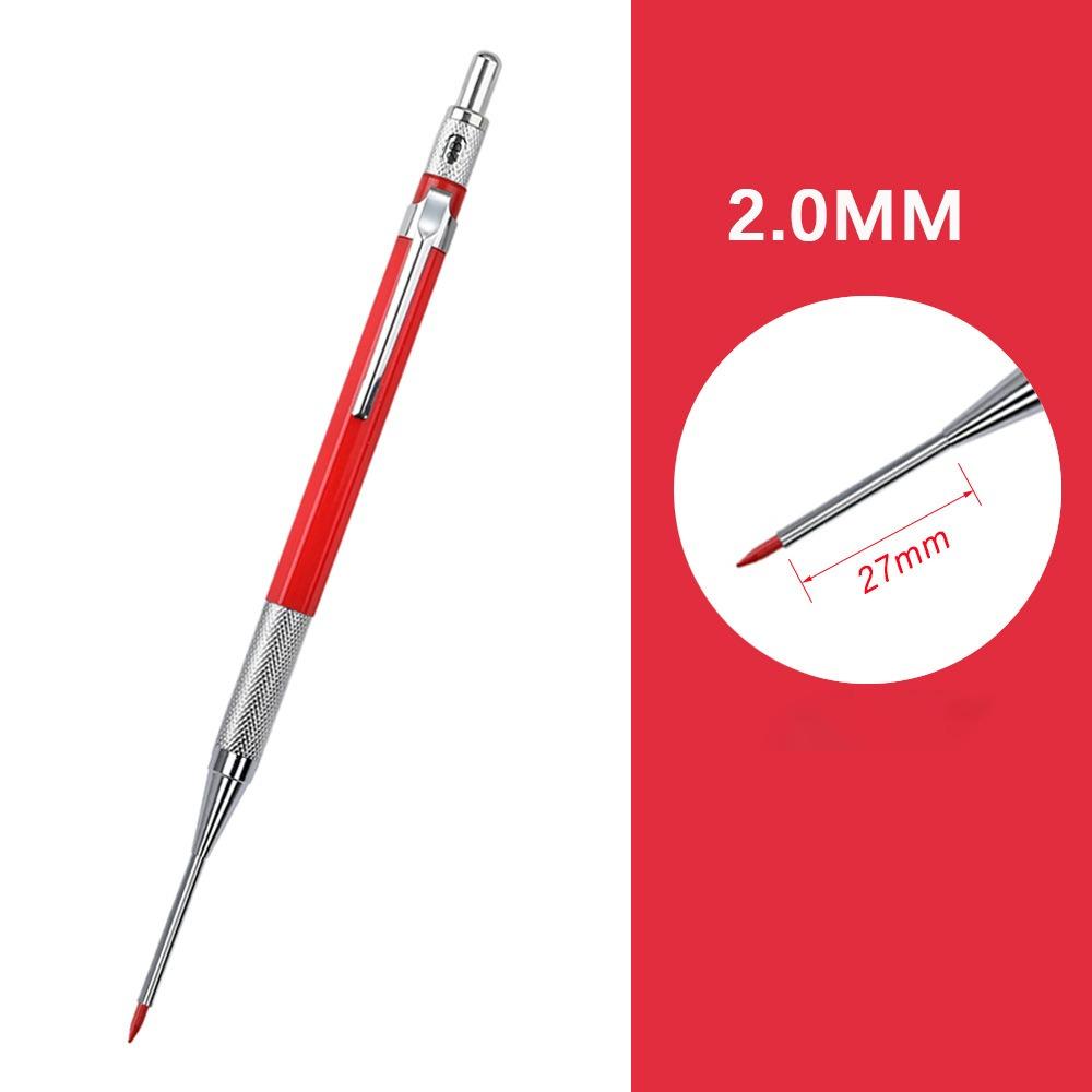 2.0mm Woodworking Pencil Long Head Mechanical Pencil Propelling Pencil  Woodworking Construction