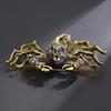 Exaggerated Scorpion Brooch Personalized Fashion Men's Suit Jacket Coat Chest Flower Collar Needle for Wholesale