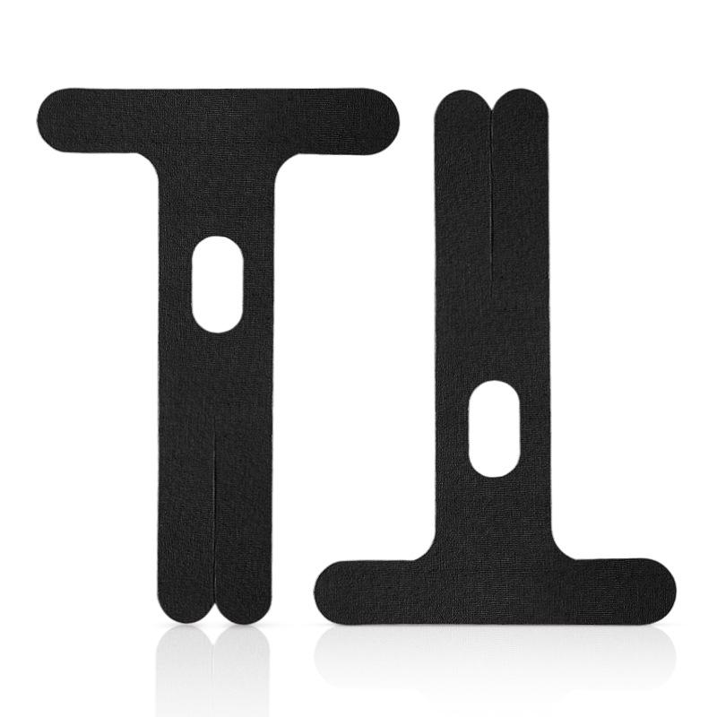 

Предварительно нарезанная эластичная кинезиологическая лента: Дышащая поддержка мышц для фитнеса локтя One pair (2 pieces) чёрный