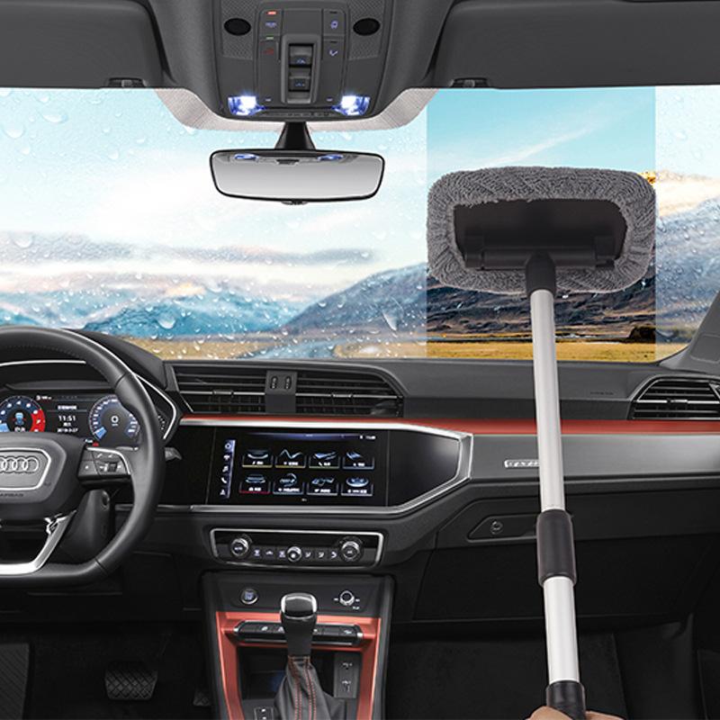 Auto Frontscheibe Innenglas Entnebelungsbürste Autofenster Entnebelungsreinigungsbürste Staubwedel Wischer Auto Staub