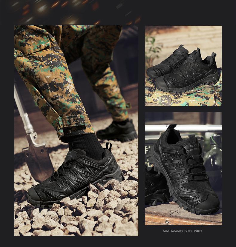 2025 Single Person Low-Top Water-Repellent Mountaineering Shoes for Outdoor Travel