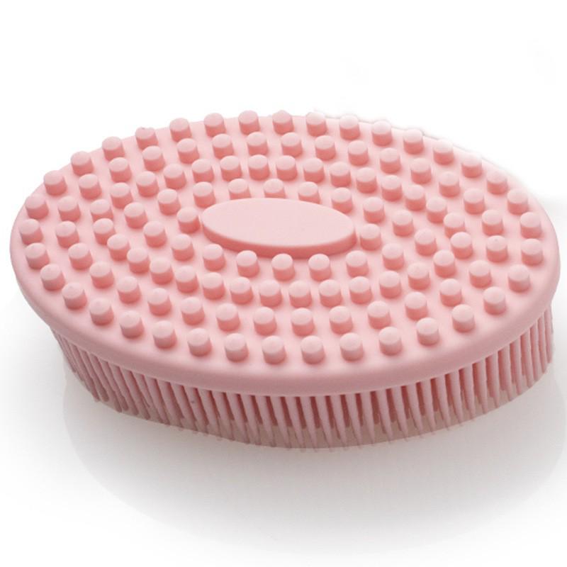 Double-Sided Silicone Bath & Massage Brush for Babies