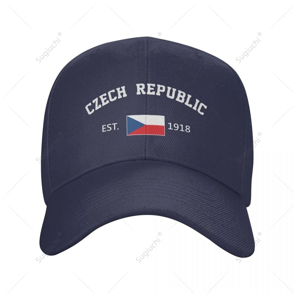Unisex Baseball Cap Czech Republic EST Independence Day Wild Sun Shade Peaked Adjustable Outdoor Caps for Unisex Women