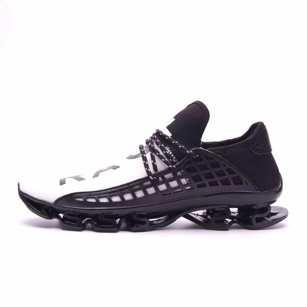 Fashion Oversize 2025 Summer Air Cushion Rubber Hard-wearing Men Sneakers Men's Running Shoes Sport Women Sports Shoes for Man Black