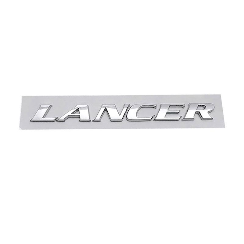 LANCER letter rear box labeling car stickers for Mitsubishi LANCER EX refit trunk tail mark car decorative emblem accessories