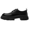 Pu Lace-Up Vintage Casual Shoes Men Sneakers Black 2422620800