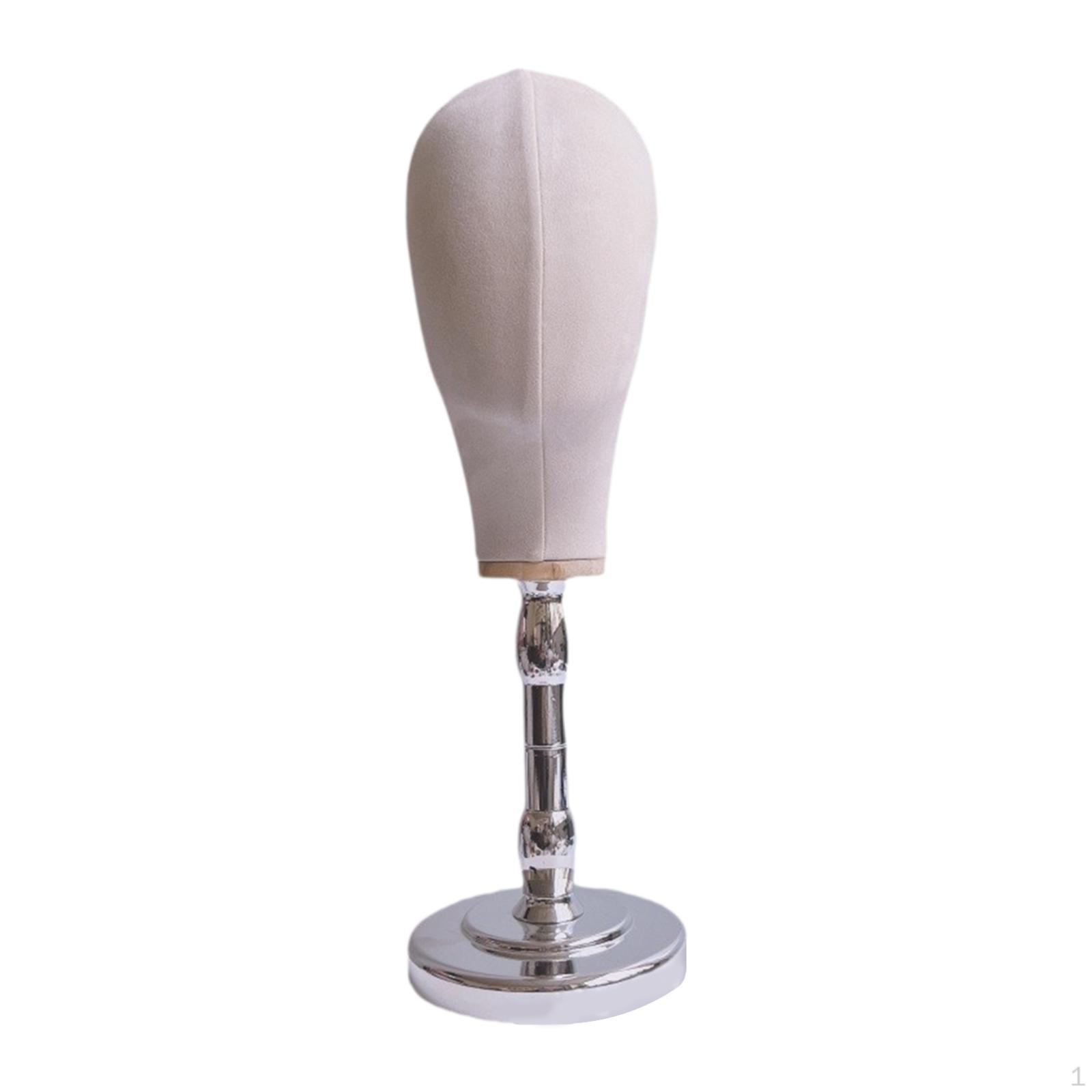

Hat And Wig Display Stand, Portable Versatile Mannequin Head with Base Storage Rack for Argent
