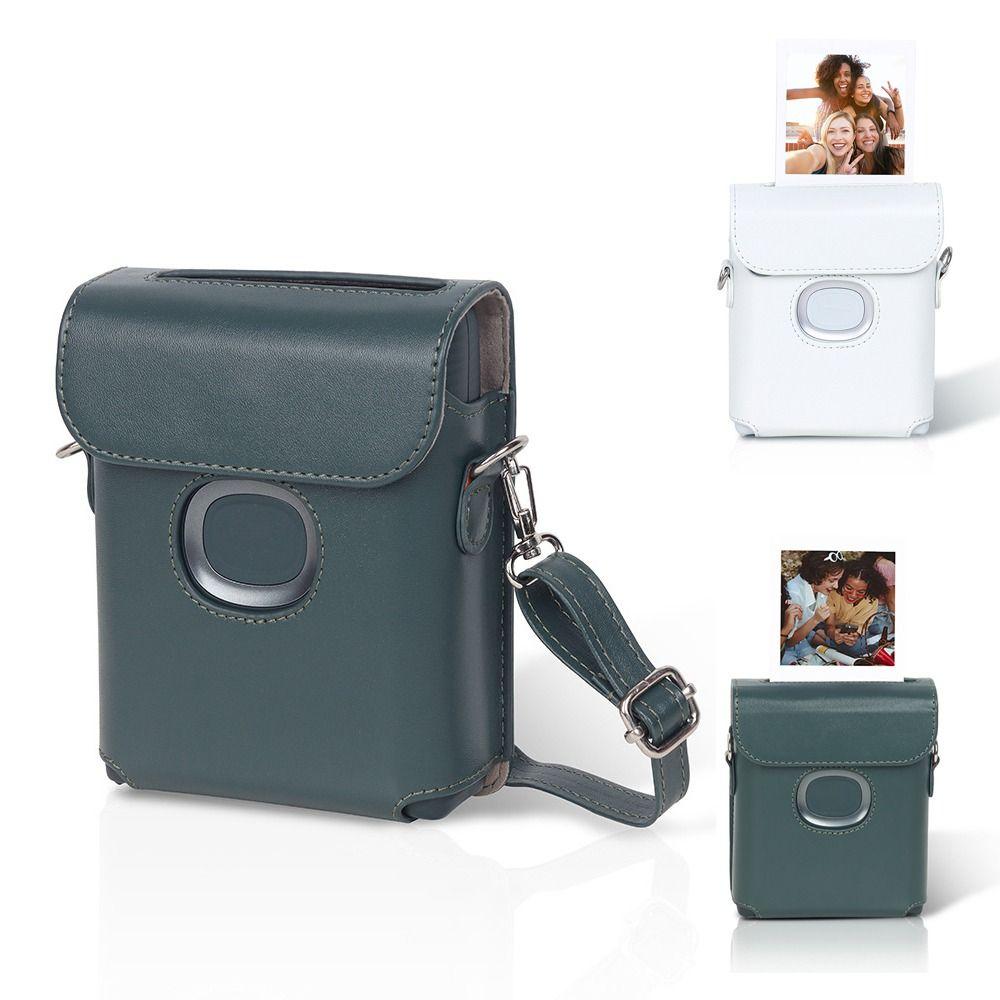 

Shockproof Printer Carrying Case Adjustable Strap SQ Link Pouch for Fujifilm Instax Square Link темно-зеленого