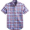 Polo Ss26 Pony Embroidered Plaid Oxford Short Sleeve Shirt Classic Men Shirts MNPOWOV1N820051-999
